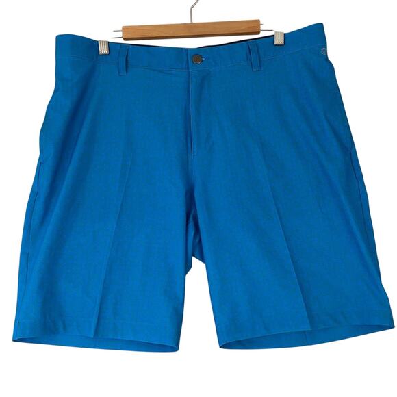 Adidas Golf Shorts Mens 36 Blue Rush Performance Tech Abstract Print Athletic - Picture 1 of 13